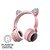 Headphone de Gatinho Sem Fio LED Colorido Bluetooth 5.0 400mAh Com Microfone Confortável - GOLDNULTRA - Imagem 1
