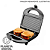 Sanduicheira Mini Grill 750W Revestimento Antiaderente Possui Trava de Segurança Chapa Dupla Porta Fio Luz Indicadora de Funcionamento Preto - MULTILASER - Imagem 1