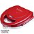 Crepeira 750W Chapa Antiaderente 110V Prepara até 6 Crepes Vermelho Chapa Dupla CRP301 - CADENCE - Imagem 2