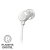 Fone de Ouvido com Microfone Earbuds 3-S com 2 Pares Extras de Borracha Branco - MOTOROLA - Imagem 2