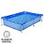 Piscina Infantil de Plástico Retangular com Capacidade de 1000L Material de Alumínio Azul - MOR - Imagem 1