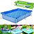 Piscina Infantil de Plástico Retangular com Capacidade de 1000L Material de Alumínio Azul - MOR - Imagem 3