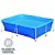 Piscina Standard de Plástico Retangular com Capacidade de 2000L Material de PVC Azul - MOR - Imagem 1