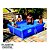 Piscina Standard de Plástico Retangular com Capacidade de 2000L Material de PVC Azul - MOR - Imagem 3