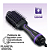 Escova Secadora Black Purple Line 1200W 3 em 1: Seca, Escova e Modela Cerdas Mistas 3 Velocidades Cabo 360° Cerâmica + Tourmoline Íon ES-08 - MONDIAL - Imagem 5