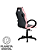 Cadeira Gamer Chair com Rodinhas Função Balanço: 15° Assento Giratório Suporta até 115Kg Possui Descanço de Braço - OEX GAME - Imagem 8