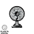 Ventilador de Mesa e de Parede Flow Turbo 180W 3 Velocidades 50cm Mais Vento, Econômia e Silêncio Preto com Cinza - WAP - Imagem 1