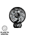 Ventilador de Mesa e de Parede Flow Turbo 180W 3 Velocidades 50cm Mais Vento, Econômia e Silêncio Preto com Cinza - WAP - Imagem 7