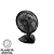 Ventilador de Mesa Refresh Turbo 40cm 140W 6 Pás 3 Velocidades Oscilação 180° Base Antiderrapante VTR410 - CADENCE - Imagem 7