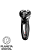 Barbeador Elétrico 3 Lâminas Flutuantes 3W Tecnologias: Double Track System e Precision Cut GSH855 - GA.MA ITALY - Imagem 1