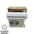 Ar-Condicionado 12.000BTUs Quente e Frio Split Branco 220V EL-12H2A - ELECTRO - Imagem 1