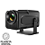 Mini Projetor HY320 Tela de Até 300" Full HD Android 13 Wi-Fi Bluetooth 5.0 Preto - ULTRAHD - Imagem 1
