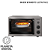 [LANÇAMENTO] Forno Elétrico de Bancada 50L 1.800W Grill Dourador Luz Interna Temperatura: 50°C a 260°C - MUELLER - Imagem 2
