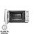 Micro-ondas MasterCook 20L 1.050W Função Manter Aquecido & Baby Care 10 Níveis de Potência MHP20B1 - MIDEA - Imagem 13
