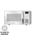 Micro-ondas 34L 1.400W Funções Descongelar, Manter Aquecido e Tira Odor Menu Dia a Dia e Kids MO-02-34-W - MONDIAL - Imagem 1