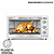 Forno Elétrico 50L Dupla Resistência Timer de 60 minutos Controle de Temperatura Desligamento Automático PFE52B - PHILCO - Imagem 1