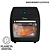 Air Fryer Oven 12L 3 EM 1: Fritadeira, Forno e Desidratador 1.800W Display Digital Rotação 360° - OSTER - Imagem 1