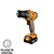 [LANÇAMENTO] Parafusadeira e Furadeira 12V WF 12K3.2 Seletor de Torque com 18 Níveis Controle de Intensidade Bivolt - WAP - Imagem 5