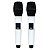Microfone Duplo Sem Fio Ls916 Base Branco 32 Frequências - Imagem 2