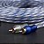 Kit 5 Cabos Rca Injetado 5 Metros Prata Azul Svart by tech One Som Automotivo Carro Som - Imagem 3