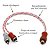 Cabo Y Rca Silicone Injetado Vermelho Prata 4mm 2 Macho 1 Fêmea Svart By Tech One Som Automotivo Som Carro - Imagem 2
