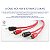 Kit 4 Cabos Rca 2 Metros Nakamichi NK-RCP2S Som Automotivo de Qualidade - Imagem 3