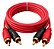 Kit 4 Cabos Rca 2 Metros Nakamichi NK-RCP2S Som Automotivo de Qualidade - Imagem 6