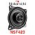 Par Alto Falante Coaxial Nakamichi NSF423 4" Polegadas 50w Rms Som de Qualidade - Imagem 6
