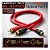 Cabo Rca Y 2M 1F NAKAMICHI NK-RCP1FS Som Automotivo Plug Banhdado à Ouro 4mm Som de Qualidade - Imagem 1