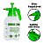 Pulverizador Manual Borrifador Pressão Prévia NOVUM 2L Spray 2 Litros Jardim Limpeza Automotiva Estética - Imagem 3