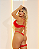 CONJUNTO RENDADO COM PERNEIRA VERMELHO - Imagem 2