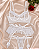 CONJUNTO BRANCO MEIA TAÇA SEM BOJO C/ SAIA-LIGA - Imagem 1