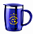 Caneca Plástica 400ml com Inox - Imagem 1