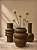 Vaso Marrom Metal - Imagem 2