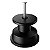 ISOLADOR TIPO ROLDANA 24x24 PRETO COM PREGO 50 UNIDADES - Imagem 3