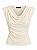 Blusa Drapeada Off White - Imagem 1