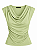 Blusa Drapeada Verde Pistache - Imagem 1
