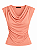 Blusa Drapeada Tangerina - Imagem 1