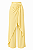 Calça Pantalona Laço amarelo manteiga - Imagem 1