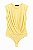 Body drapeado amarelo manteiga - Imagem 1