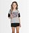 Conjunto Juvenil Feminino Blusa Cinza com Short em Moletinho Preto Rovitex Kids - Imagem 1
