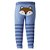 Calça Legging Infantil Masculino em Meia Azul Estampa Raposa Pimpolho Tamanho 16 ao 20 - Imagem 3