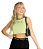 Blusa Cropped sem Manga Verde e Preto Juvenil Rovitex Teen - Imagem 1