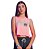Blusa Cropped Cavada e sem Manga Juvenil Rosa Neon Rovitex - Imagem 1