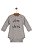 Body Manga Longa Cinza Estrelas Up Baby - Imagem 1
