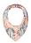 Babador Bandana para Bebê Menina em Suedine Rosa Estampa Elefantinhos Up Baby - Imagem 1