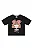Conjunto Infantil Feminino com Blusa Preta e Short Saia com Bolinhas Pretas Quimby - Imagem 2
