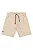 Conjunto Infantil Masculino com Camiseta Marrom e Bermuda Bege Quimby - Imagem 3