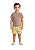 Conjunto de Camiseta Manga Curta Masculina em Malha e Bermuda em Mirofibra Estampa Leãozinho Quimby - Imagem 2