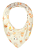 Babador Bandana em Suedine Estampa Fazendinha para Bebê Menina Up Baby - Imagem 1